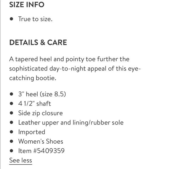 Leopard print pony hair Halogen Anita Bootie 6.5 - Picture 6 of 12